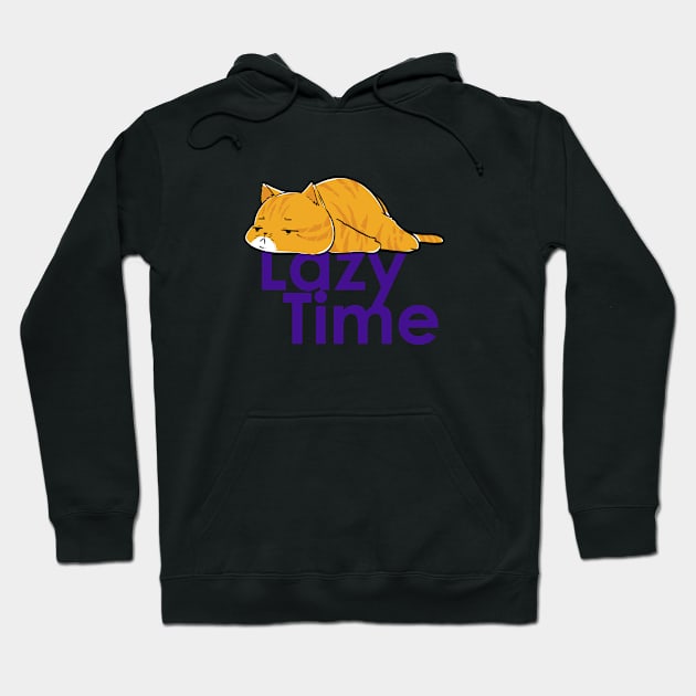 Lazy Time Hoodie by Artthree Studio